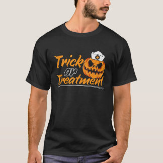 Medical Halloween Trick Or Treat Healthcare Doctor T-Shirt