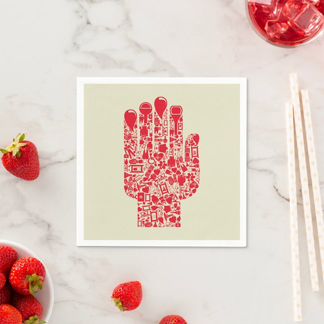 Medical Hand Paper Napkins (Creator Uploaded)