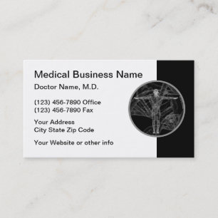 Medical Health Business Cards Modern Design