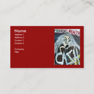 MEDICAL HEALTH CASH BUSINESS CARD