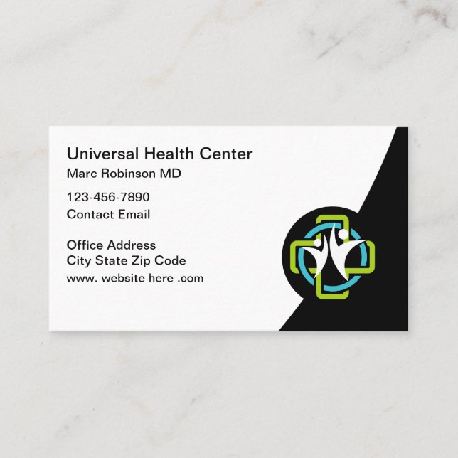 Medical Healthcare Doctor Business Cards (Front)