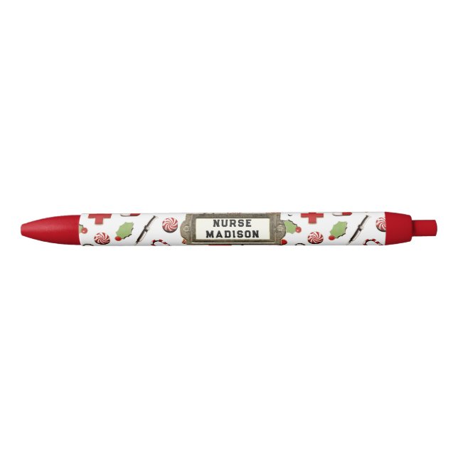 Medical Holiday Gifts Black Ink Pen (Front)