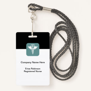 Medical Home Health Field Staff Name Badges ID Badge