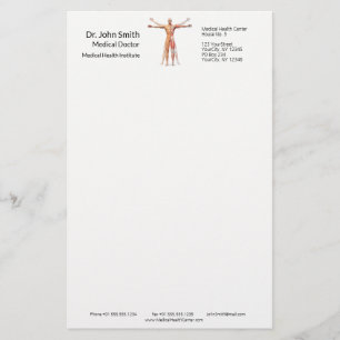 Medical Human Body Skeleton Muscles - Stationery