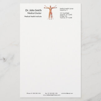 Medical Human Body Skeleton Muscles - Stationery