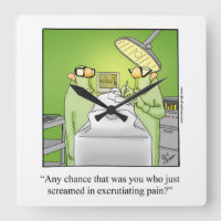 Medical Humour Wall Clock