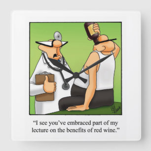 Medical Humour Wall Clock
