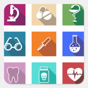 Medical Icons Stickers