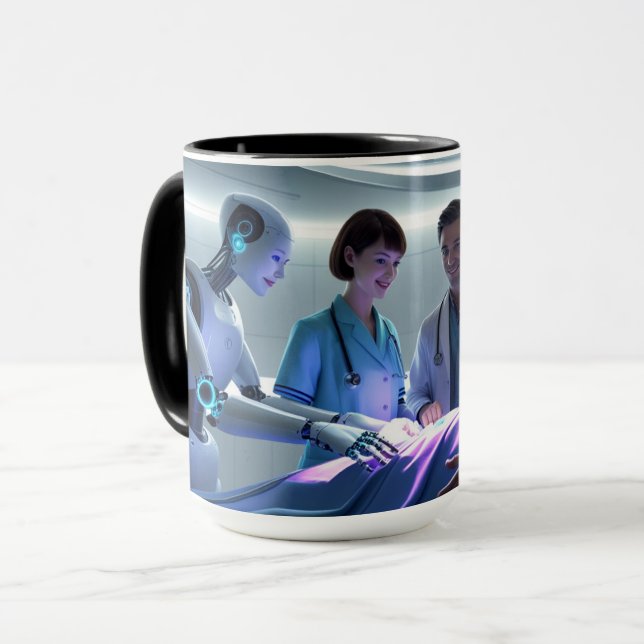Medical Innovation Mug: Future of Healthcare & Tec Mug (Front Left)