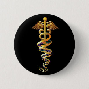 Medical Insignia 6 Cm Round Badge