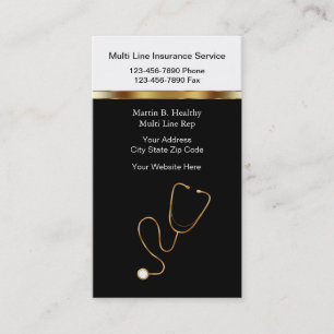 Medical Insurance Business Cards