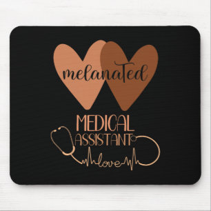 Medical Istant Black History Month Women Afro Amer Mouse Mat