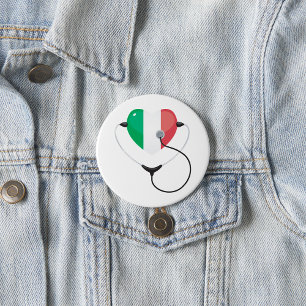 Medical Italy  7.5 Cm Round Badge