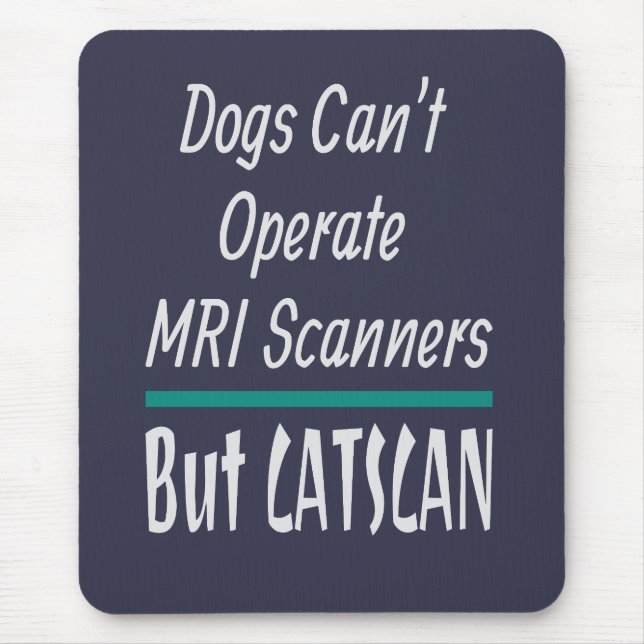 Medical Joke Dogs and Cats Dad Joke Funny Mouse Mat (Front)