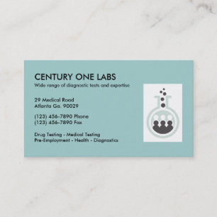 Medical Lab Business Cards