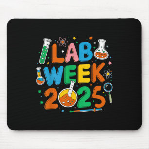 Medical Lab Scientist Retro Lab Week 2025 Phleboto Mouse Mat