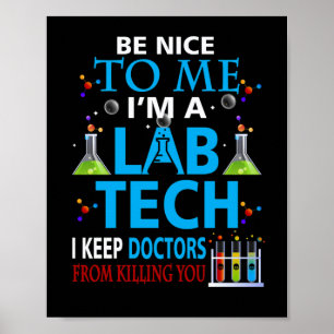 Medical Lab Tech Laboratory Technician Poster