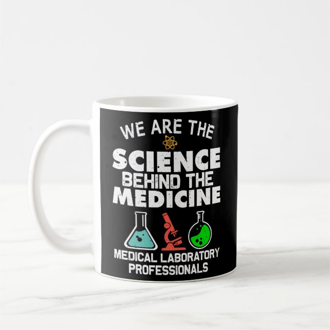 Medical Laboratory Science Lab Tech Coffee Mug (Left)