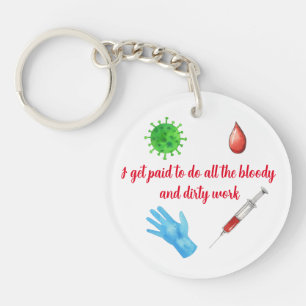Medical Laboratory Scientist Lab Week Key Ring