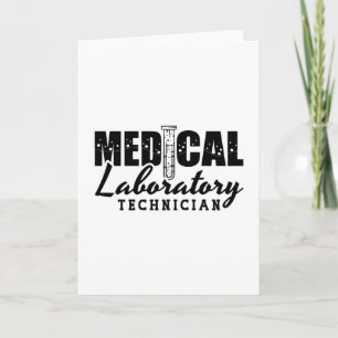 Medical Laboratory Technician Doctor Lab Tech Card