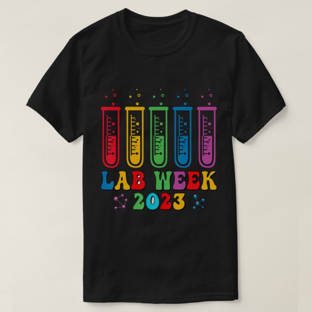 Medical Laboratory Technician Lab Week 2023 Techno T-Shirt (Design Front)