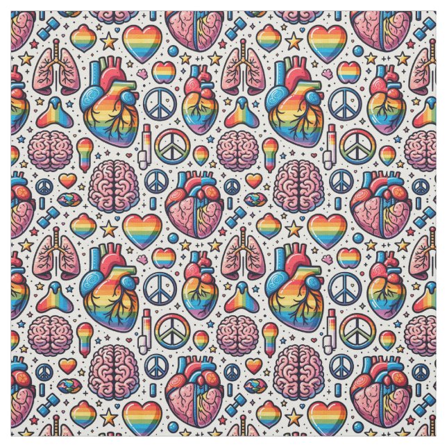 Medical LGBTQI Fabric (Swatch)