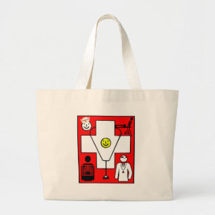 MEDICAL LOGO LARGE TOTE BAG