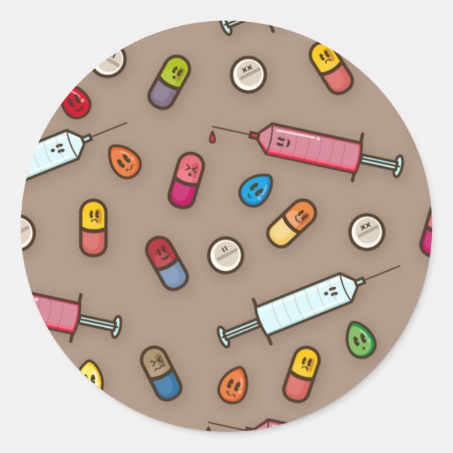 medical madness stickers (Front)