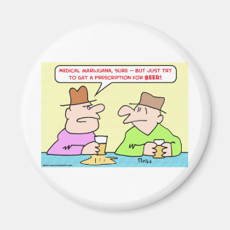 medical marijauana beer prescription magnet