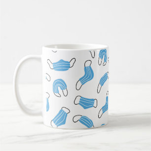 Medical mask pattern coffee mug
