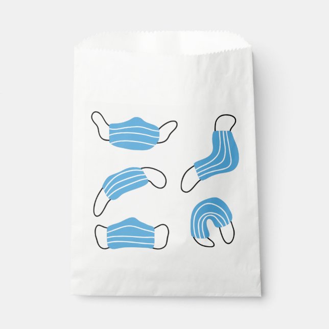Medical mask pattern favour bags (Front)