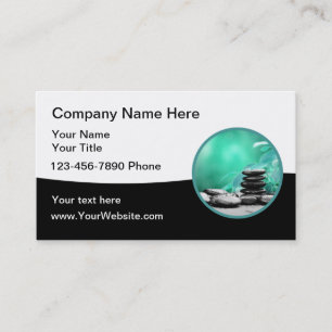 Medical Massage Modern Business Cards
