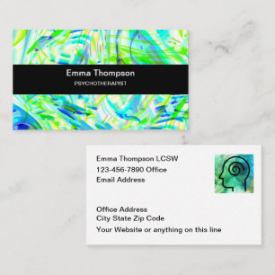 Medical Mental Health Councelor Business Card
