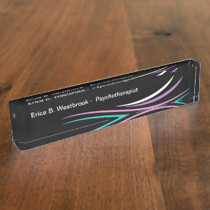 Medical Mental Health Professional Desk Nameplate