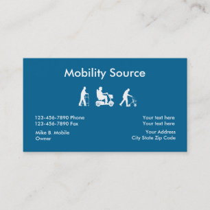 Medical Mobility Business Cards