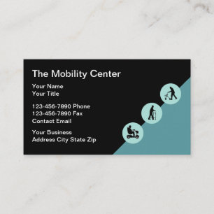 Medical Mobility Modern Business Cards