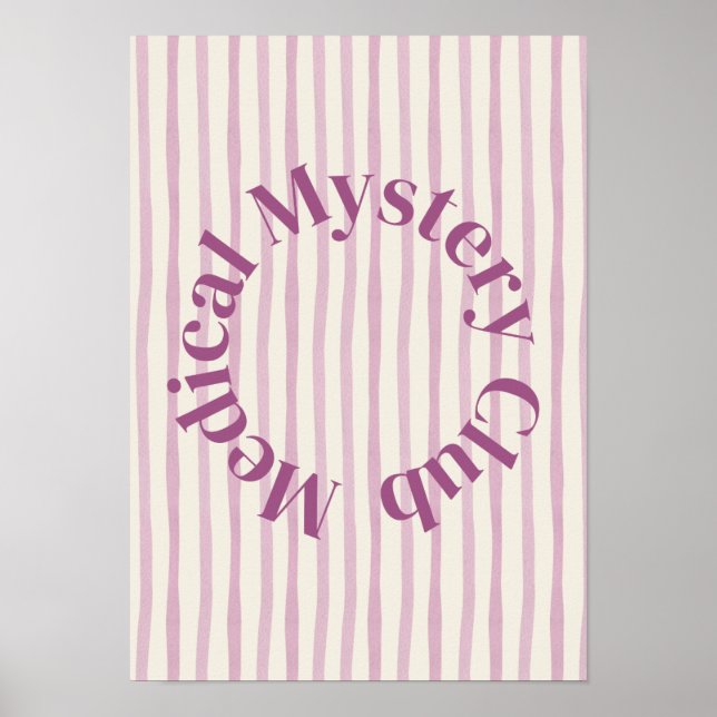 'Medical Mystery Club' Funny Chronic Illness Print (Front)