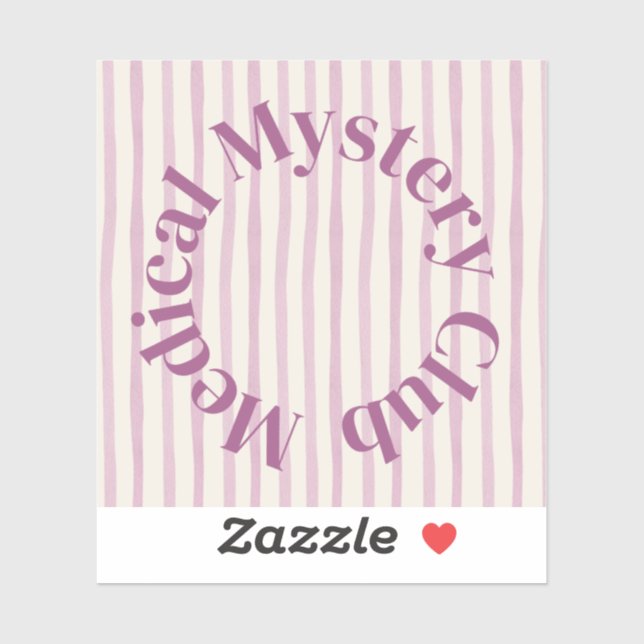'Medical Mystery Club' Relatable Spoonie Sticker (Sheet)
