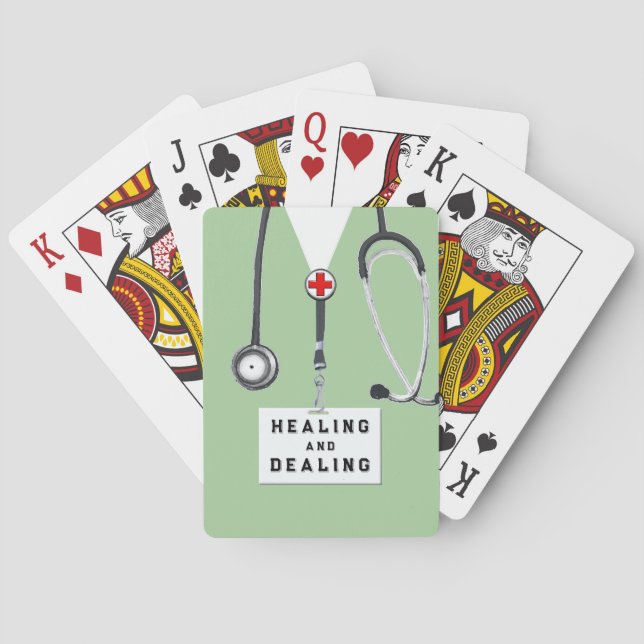 Medical Novelty Gift Playing Cards (Back)