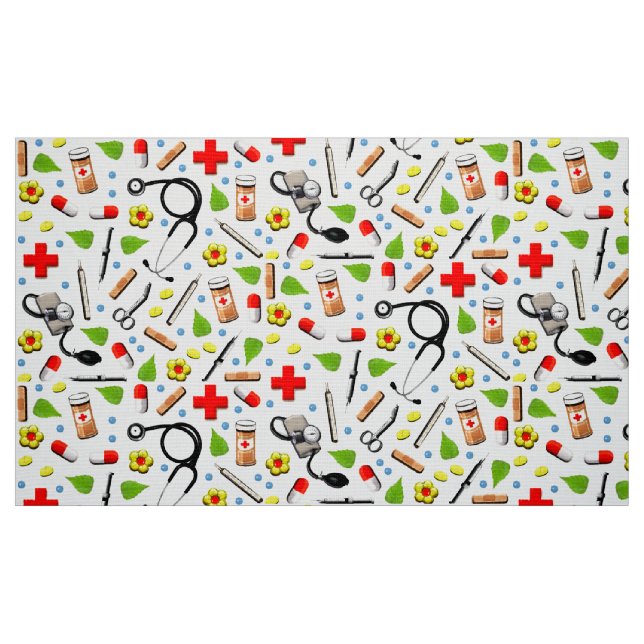 Medical Novelty Gifts Fabric (Fat Quarter)