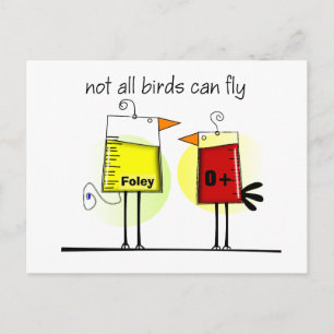 Medical Nurse Birds Postcard