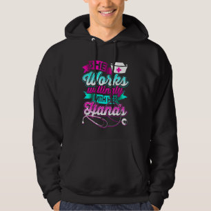 Medical Nurse Medical Caregiver Cute Pretty Hoodie