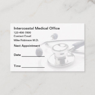 Medical Office Bulk Appointment Cards