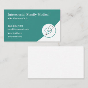 Medical Office Doctor Business Card
