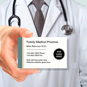 Medical Office Family Doctor Business Card