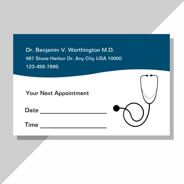 Medical Office Patient Appointment Cards (Creator Uploaded)