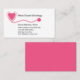 Medical Oncologist Cancer Treatment Business Card