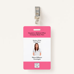 Medical Oncology Staff Photo ID Badges