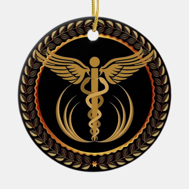 Medical Ornamenet - SRF Ceramic Tree Decoration (Front)