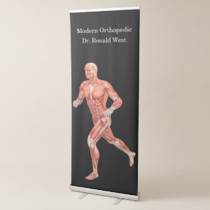Medical Orthopaedic Doctor Muscle System Theme Retractable Banner
